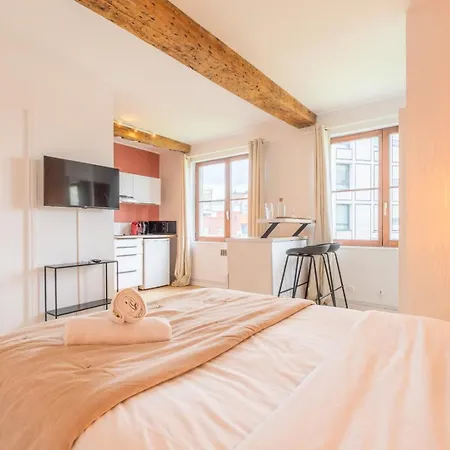 Old - Functional At The Quai Du Wault Lägenhet Lille